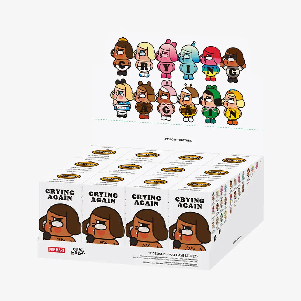 LabubuMania - Set Completo CRYBABY Figures (12 Blind Box)